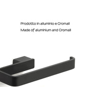 Portasalviette ad anello Gedy serie Lounge - Nero Matt by CeramicStore | Lo specialista del tuo bagno