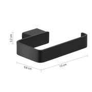 Portarotolo a parete Gedy serie Lounge - Nero Matt