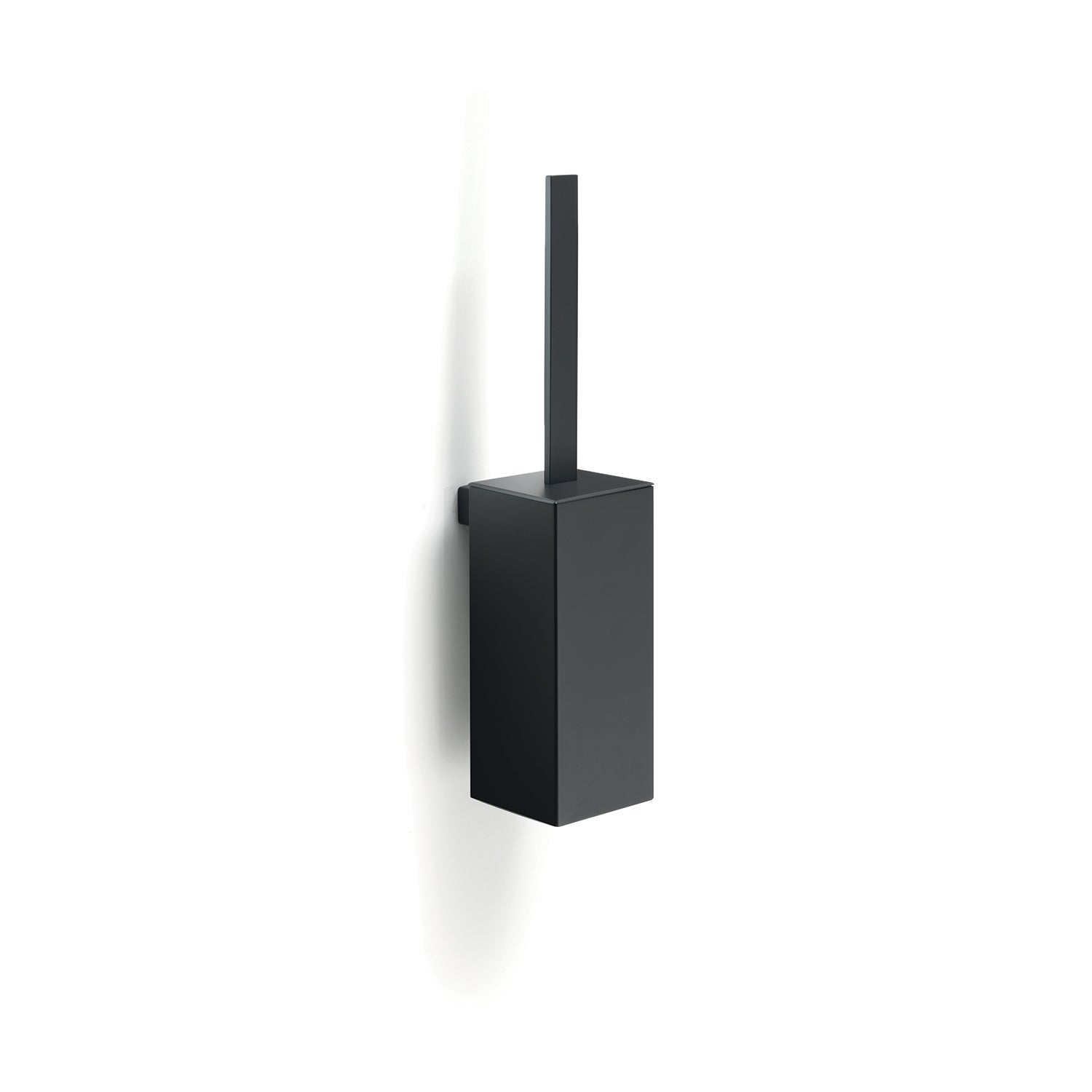 Scopino a parete con ciuffo in setole Gedy serie Lounge - Nero Matt by CeramicStore | Lo specialista del tuo bagno