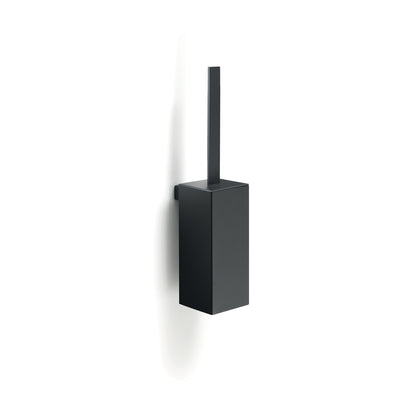 Scopino a parete con ciuffo in setole Gedy serie Lounge - Nero Matt by CeramicStore | Lo specialista del tuo bagno