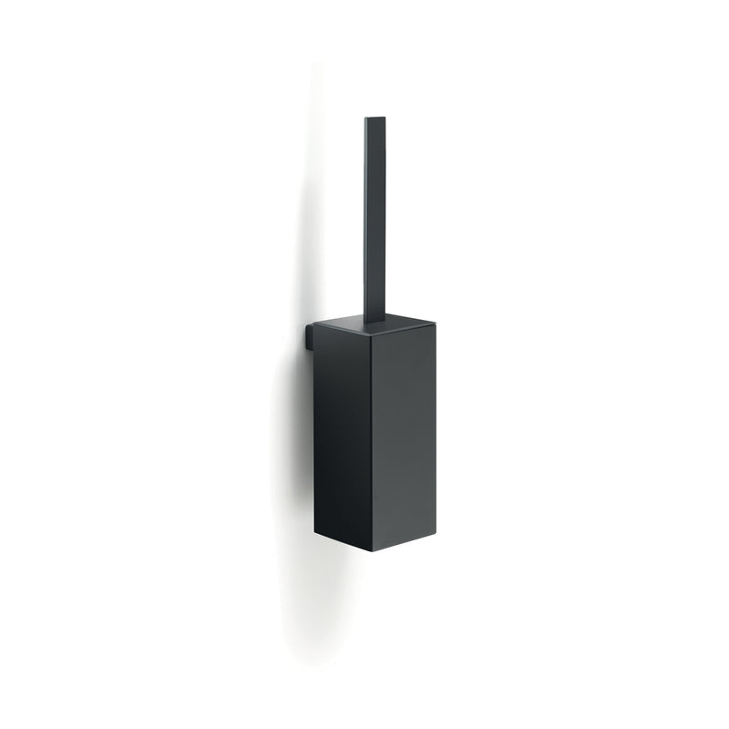 Scopino a parete con ciuffo in setole Gedy serie Lounge - Nero Matt by CeramicStore | Lo specialista del tuo bagno