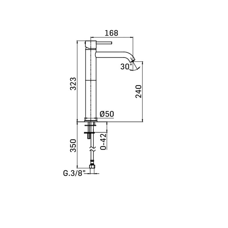 Set di Rubinetti Doccia con Deviatore, Lavabo Alto e Bidet con scarico in ottone Cromo collezione Pico di Mamoli Rubinetterie by CeramicStore | Lo specialista del tuo bagno