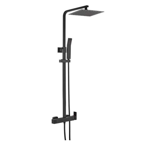 Colonna doccia con soffione ultrapiatto 'Inverter C' by GME - Nera opaca by CeramicStore | Lo specialista del tuo bagno