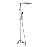 Colonna doccia con soffione ultrapiatto serie 'Quadra' by GME - Cromata by CeramicStore | Lo specialista del tuo bagno