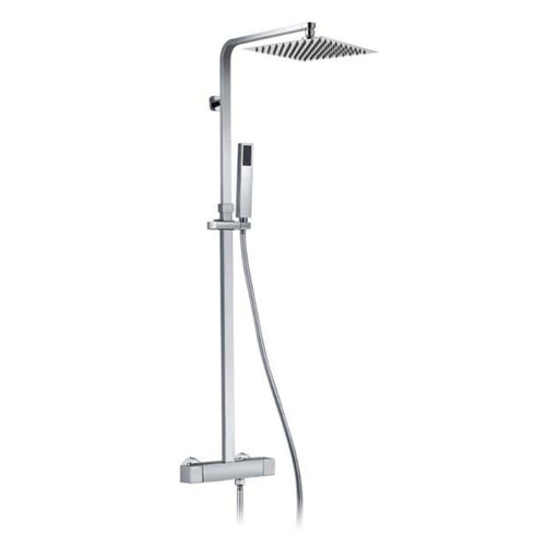 Colonna doccia con soffione ultrapiatto serie 'Quadra à©lite' by GME - Cromata by CeramicStore | Lo specialista del tuo bagno