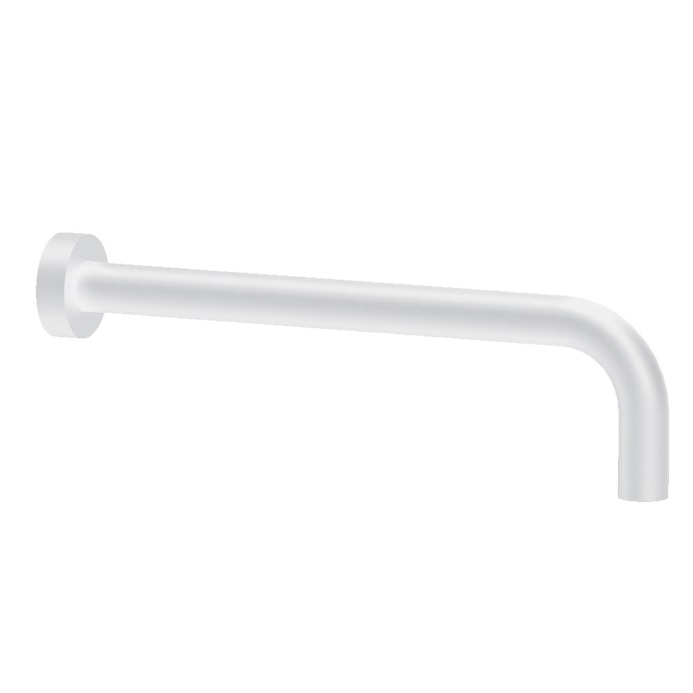 Braccio doccia in ottone tondo cm 40 bianco opaco by CeramicStore | Lo specialista del tuo bagno