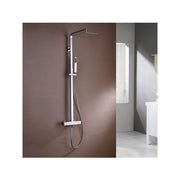 Colonna doccia con soffione ultrapiatto serie 'Quadra à©lite' by GME - Cromata by CeramicStore | Lo specialista del tuo bagno