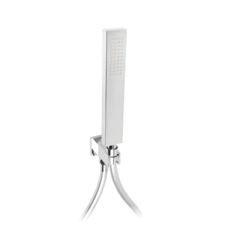 Kit doccia Slim Quadrato in Ottone e acciaio Inox AISI 304 - Cromato by CeramicStore | Lo specialista del tuo bagno