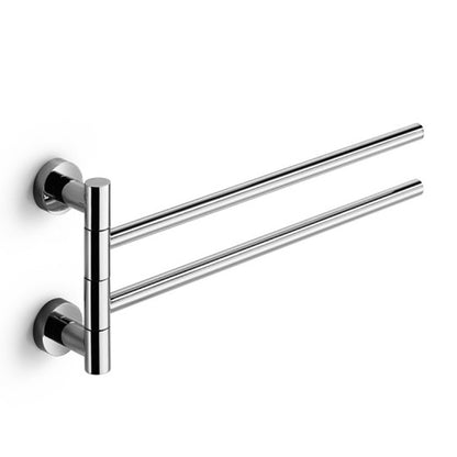 Porta Asciugamani doppio snodato Lineabeta collezione Baketo in ottone cromato by CeramicStore | Lo specialista del tuo bagno