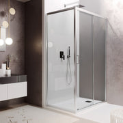 Box doccia 70x100 modello Loop con porta scorrevole cristallo 6 mm anticalcare Smart Clean by CeramicStore | Lo specialista del tuo bagno
