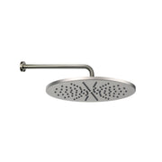 Soffione tondo con braccio doccia Paffoni modello Master diametro 225 mm satinato by CeramicStore | Lo specialista del tuo bagno