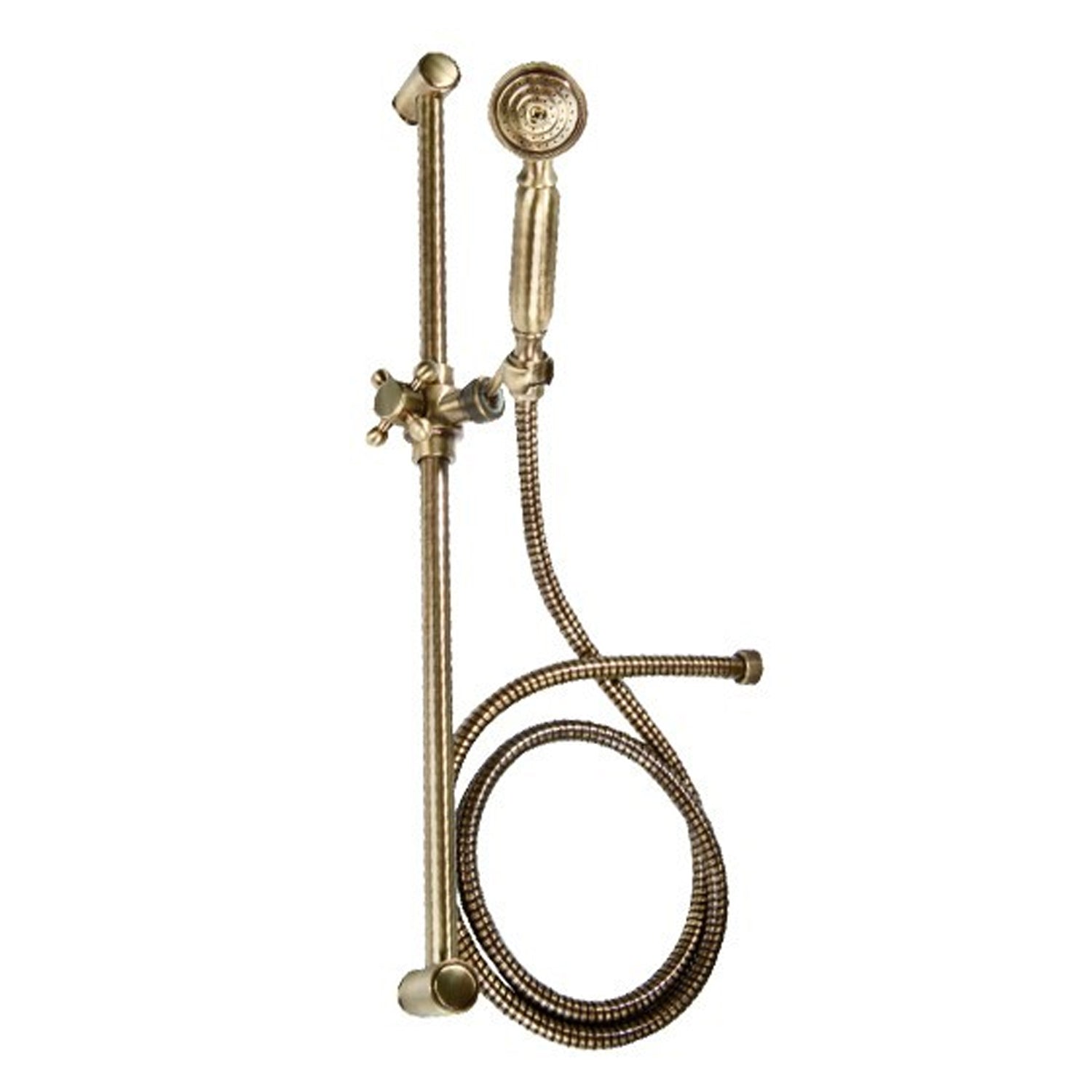 Saliscendi doccia con doccino stile retrà² in ottone bronzato by CeramicStore | Lo specialista del tuo bagno