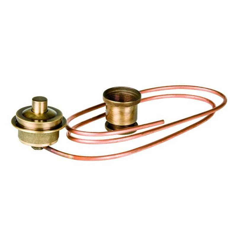 Pulsante colorato per batteria di scarico con raccordo - Bronzo by CeramicStore | Lo specialista del tuo bagno