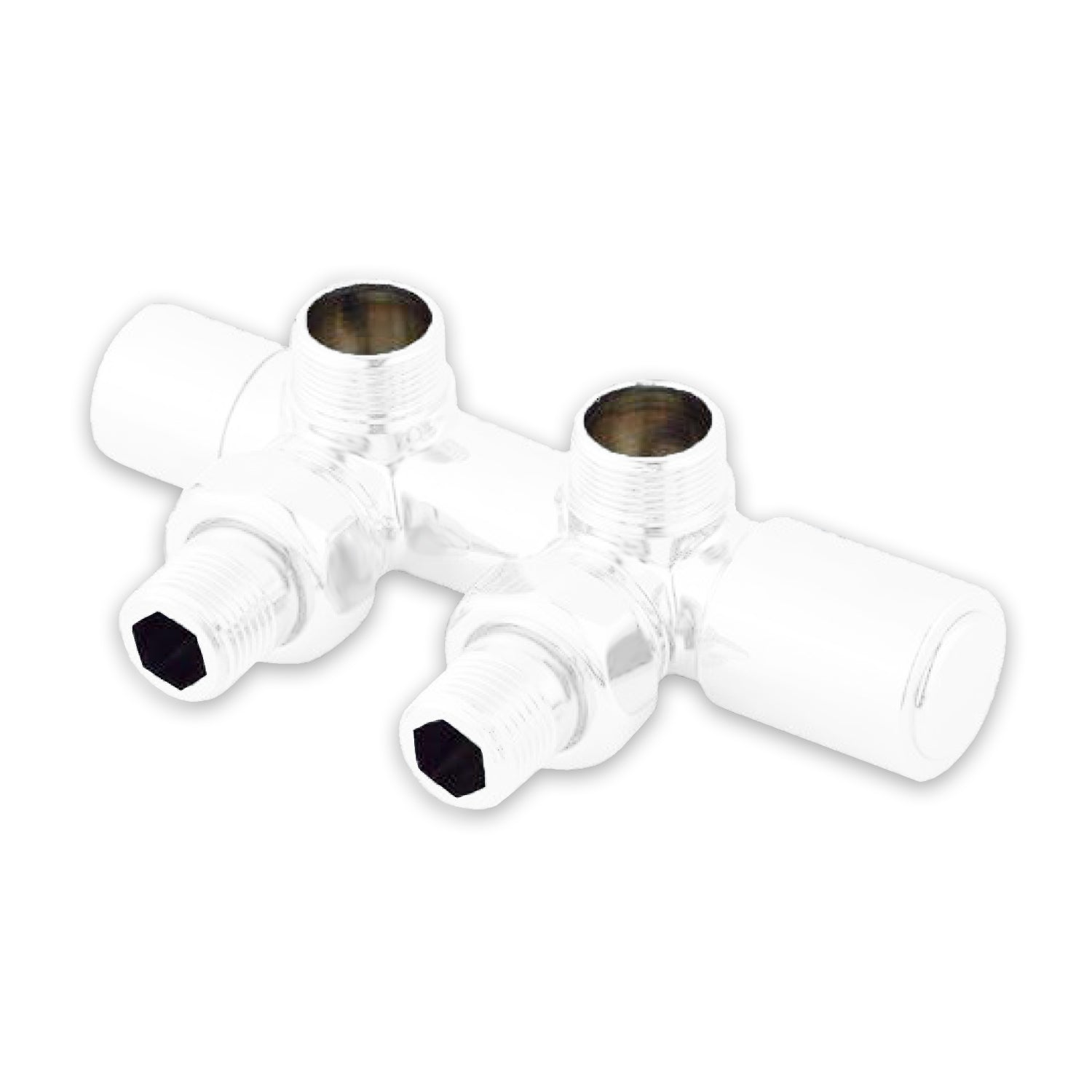 Valvola-detentore Arreda Compact per tubo rame, multistrato e polietilene Interasse 50 mm Poletti-Bianca by CeramicStore | Lo specialista del tuo bagno
