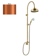 Colonna doccia rame orientabile con soffione Lord, doccino e attacco 3/4"F by CeramicStore | Lo specialista del tuo bagno