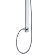 Colonna doccia rettangolare in ottone con presa acqua a muro by CeramicStore | Lo specialista del tuo bagno