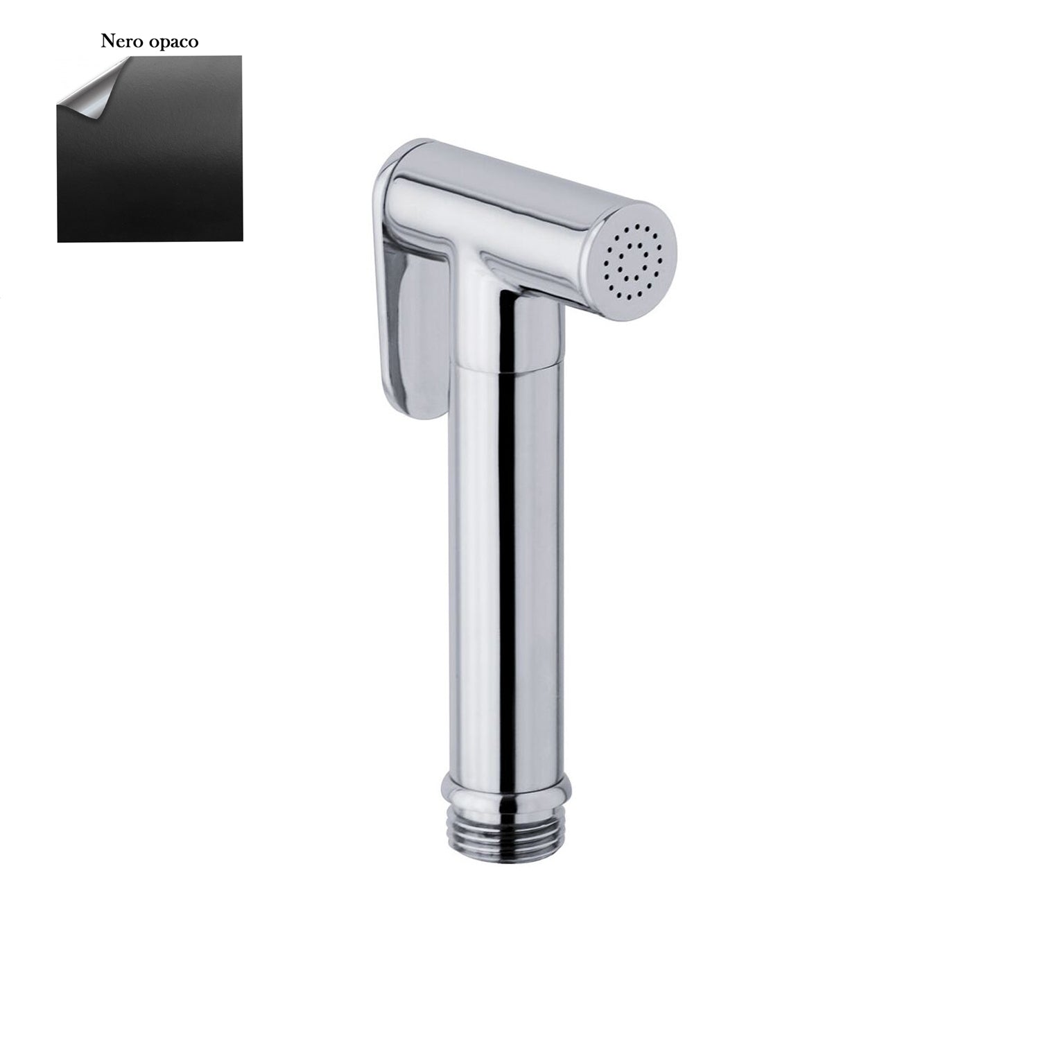 Doccia shut off Reflex in ottone attacco 1/2M nero opaco by CeramicStore | Lo specialista del tuo bagno