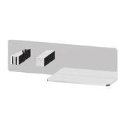 Mensola presa acqua con supporto doccia fisso, doccia Master e flessibile in ottone by CeramicStore | Lo specialista del tuo bagno