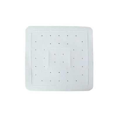 Tappeto antiscivolo antimuffa bianco 55x55 cm