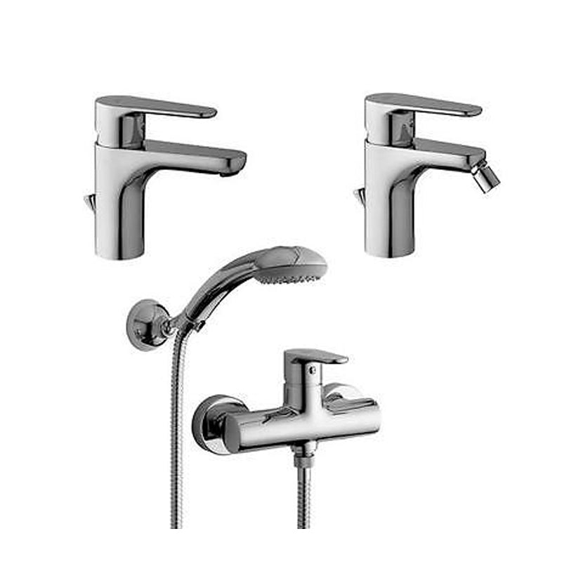 Set di miscelatori Paffoni Green lavabo, bidet e vasca by CeramicStore | Lo specialista del tuo bagno