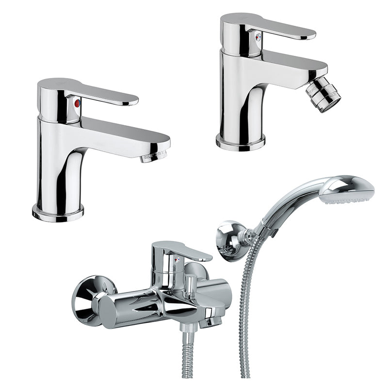 Set di miscelatori Paffoni Blu lavabo, bidet e vasca by CeramicStore | Lo specialista del tuo bagno