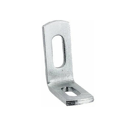 Piastra angolare 90 con due asole 60x60x25