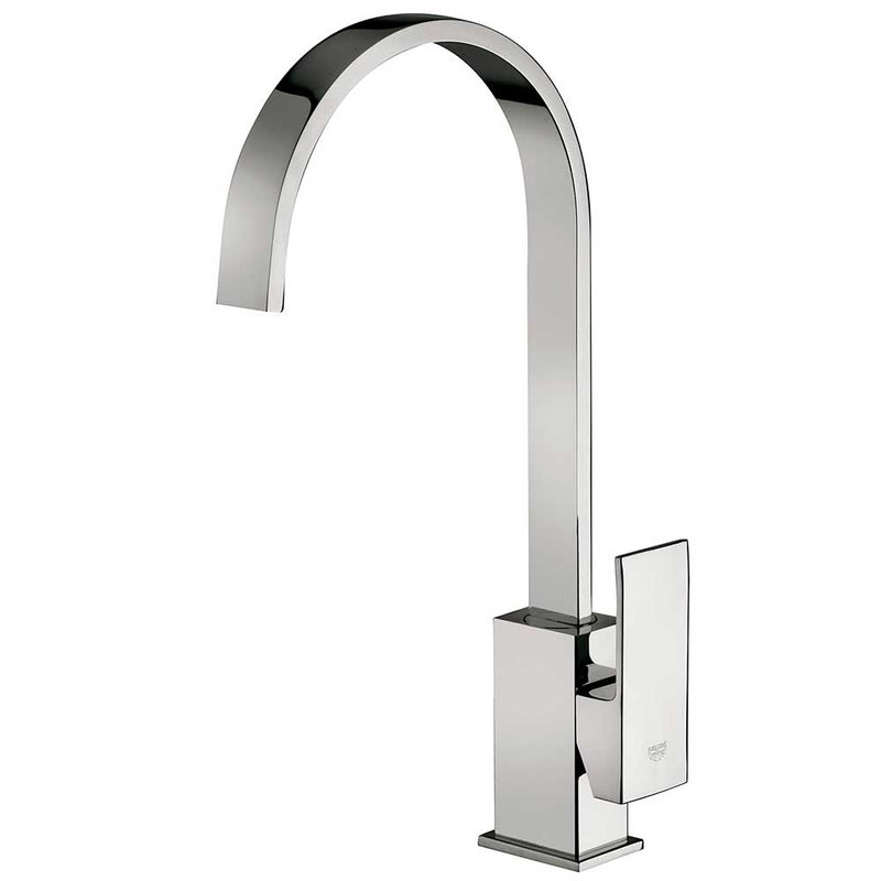 Miscelatore lavello Paffoni Elle con canna piatta orientabile design squadrato by CeramicStore | Lo specialista del tuo bagno