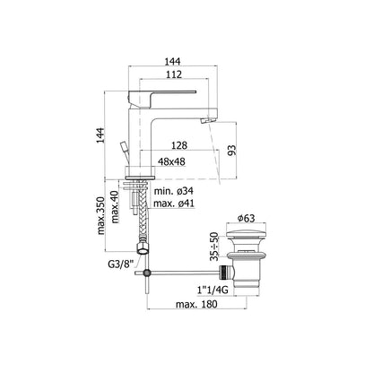 Set di miscelatori lavabo, bidet e doccia incasso con deviatore Paffoni Elle by CeramicStore | Lo specialista del tuo bagno