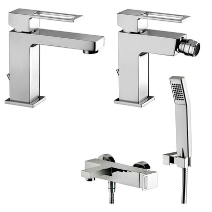 Set di miscelatori lavabo, bidet e vasca Paffoni Effe by CeramicStore | Lo specialista del tuo bagno