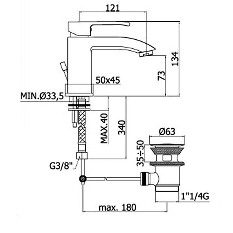 Set di miscelatori da bagno Paffoni Level lavabo, bidet e doccia by CeramicStore | Lo specialista del tuo bagno
