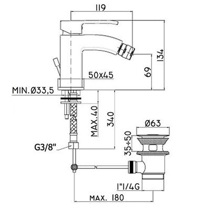 Set di miscelatori da bagno Paffoni Level lavabo, bidet e doccia by CeramicStore | Lo specialista del tuo bagno