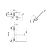 Set di miscelatori da bagno Paffoni Level lavabo, bidet e vasca con duplex by CeramicStore | Lo specialista del tuo bagno