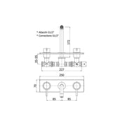 Batteria incasso miscelatore Lavabo Paffoni Light LIG100CR by CeramicStore | Lo specialista del tuo bagno