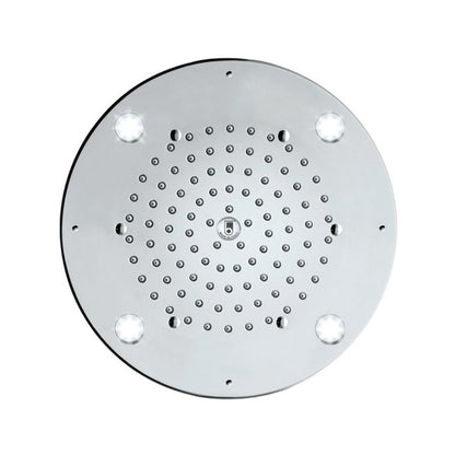 Soffione tondo d.290 Bossini OKI-Flat Light per controsiffitto con luci a led by CeramicStore | Lo specialista del tuo bagno