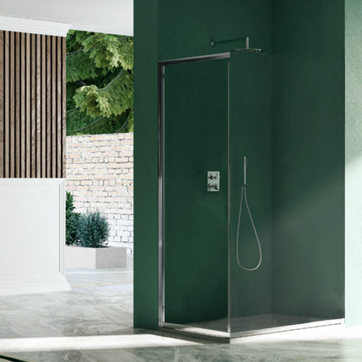 Pannello fisso da cm 80 per installazione su box doccia apertura scorrevole modello Glory in cristallo temperato mm 8 by CeramicStore | Lo specialista del tuo bagno