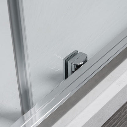 Porta doccia scorrevole da cm 116 installazione a nicchia modello Glory in cristallo temperato mm 8 by CeramicStore | Lo specialista del tuo bagno