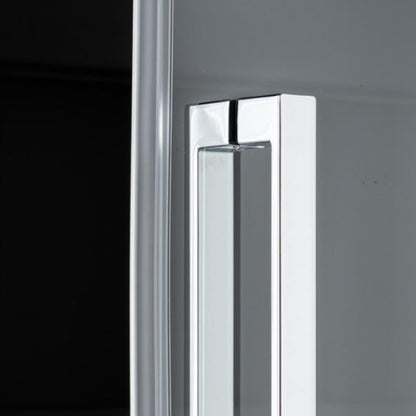 Porta doccia scorrevole da cm 124 installazione a nicchia modello Glory in cristallo temperato mm 8 by CeramicStore | Lo specialista del tuo bagno