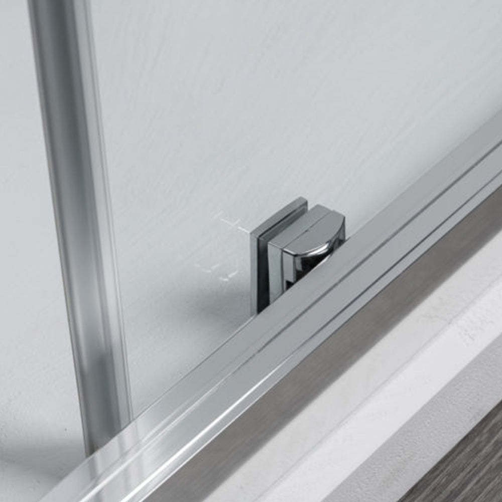 Porta doccia scorrevole da cm 140 installazione a nicchia modello Glory in cristallo temperato mm 8 by CeramicStore | Lo specialista del tuo bagno