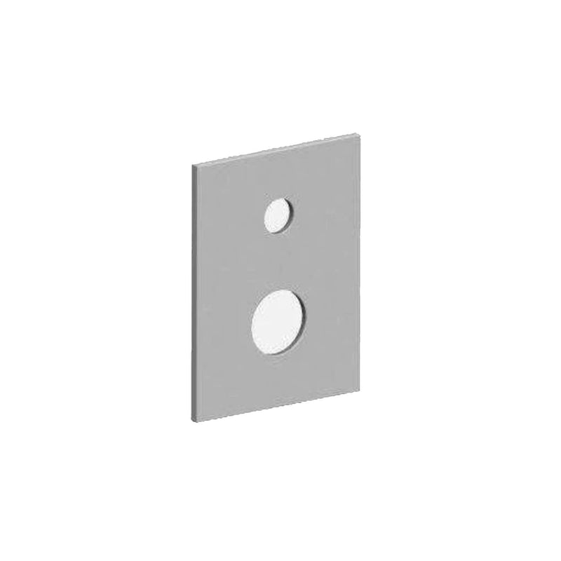 Piastra 2 fori codice ZPIA027CR/M con guarnizione per miscelatore incasso Cromo Paffoni by CeramicStore | Lo specialista del tuo bagno
