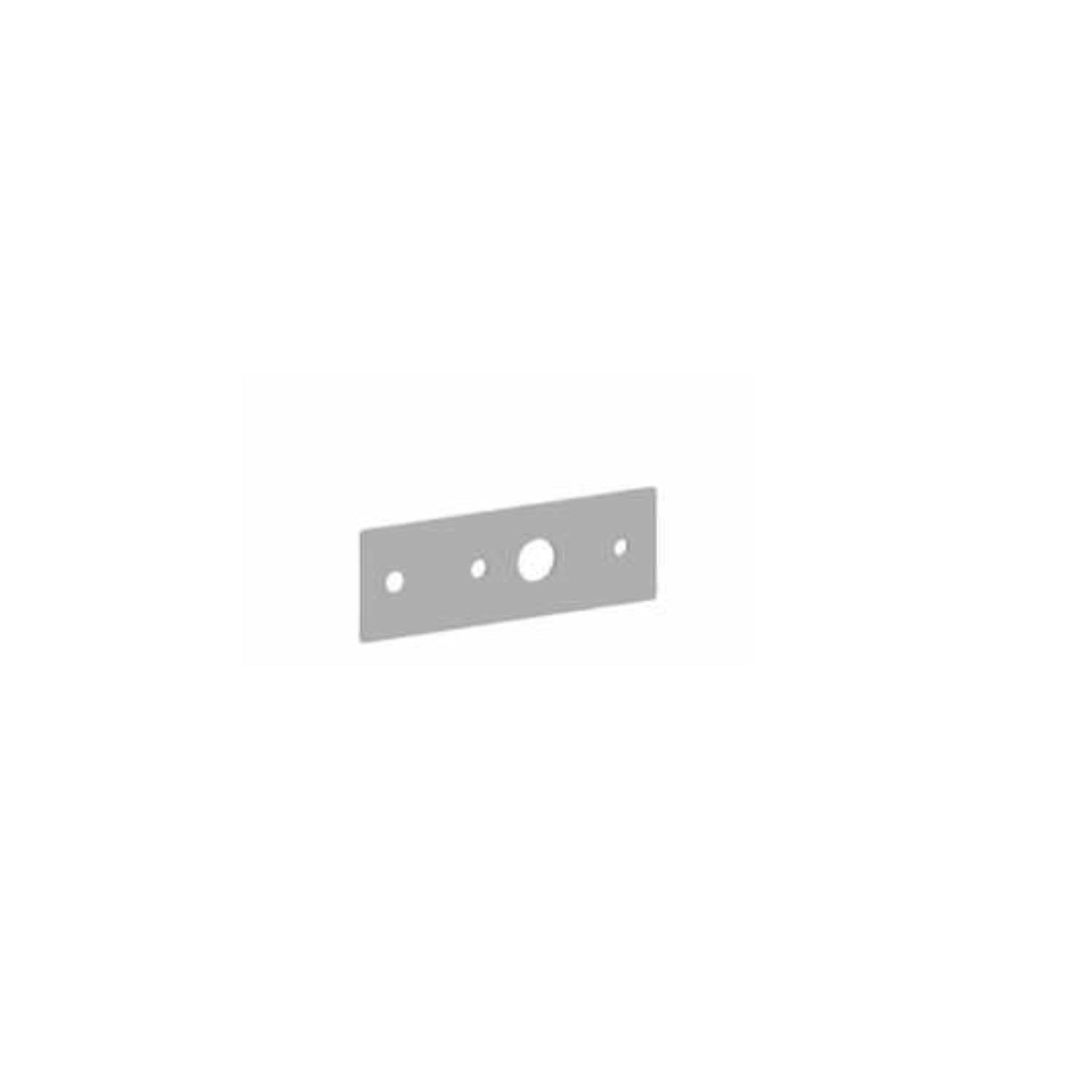 Piastra 4 fori rettangolare in acciaio inox codice ZPIA056CR Cromo Paffoni by CeramicStore | Lo specialista del tuo bagno