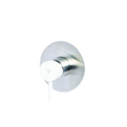 Rubinetto miscelatore Doccia incasso a una via in acciaio inox Finitura Spazzolata con Maniglia colore Perla Tubico Colorado by CeramicStore | Lo specialista del tuo bagno