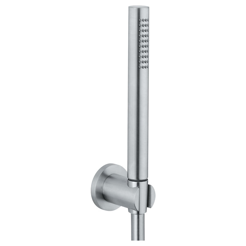 Set doccia in acciaio Inox 316L con con doccetta anticalcare anticalcare flessibile e presa acqua