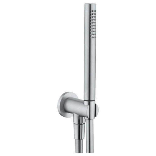 Set doccia in acciaio Inox 316L con con doccetta anticalcare flessibile e presa acqua