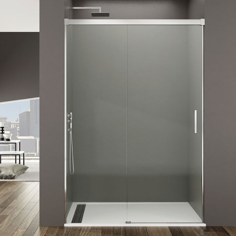 Box doccia nicchia 115 cm in cristallo temperato trasparente 6 mm con trattamento anticalcare by CeramicStore | Lo specialista del tuo bagno