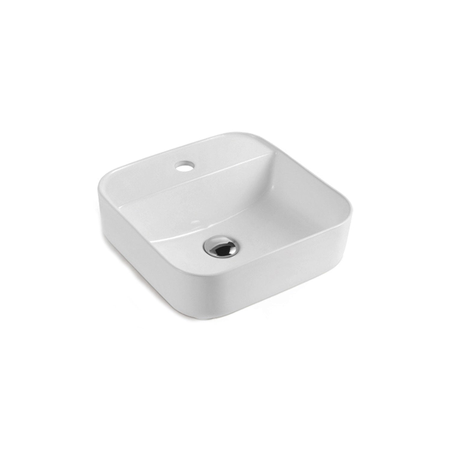 Mobile bagno a giorno con lavabo d'appoggio cm 80 Beton - Cubi&Co modello Destiny con specchio e lampada by CeramicStore | Lo specialista del tuo bagno
