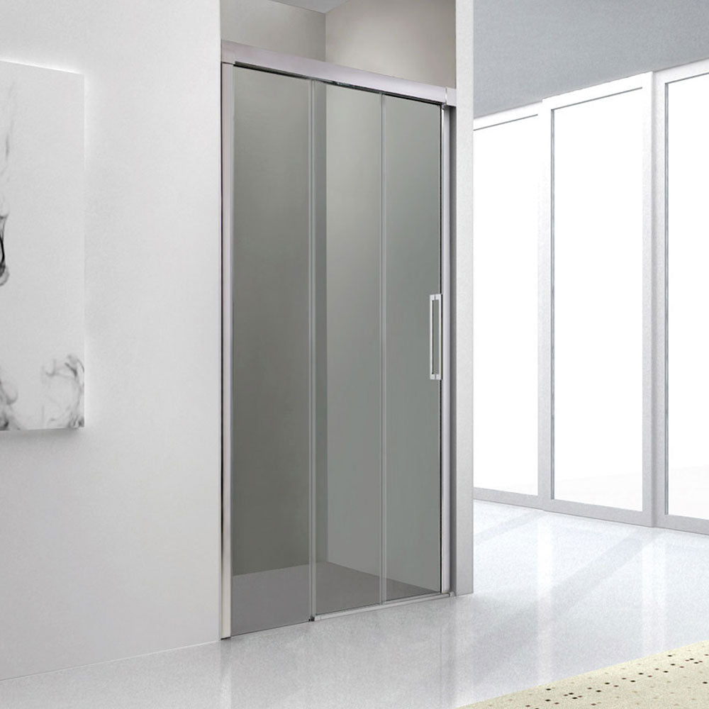 Box doccia a nicchia da 160 cm modello Trio di GME con profili in alluminio - reversibile by CeramicStore | Lo specialista del tuo bagno