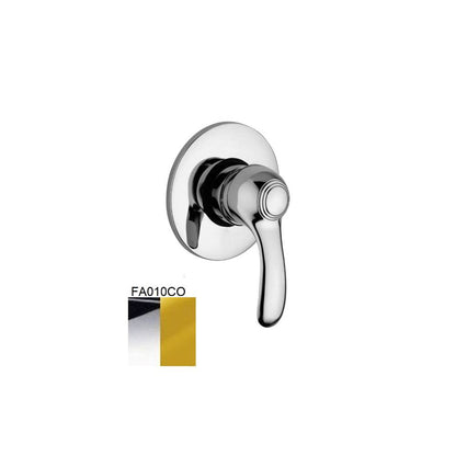 Miscelatore incasso doccia serie Flavia modello FA010CO cromato oro Paffoni by CeramicStore | Lo specialista del tuo bagno