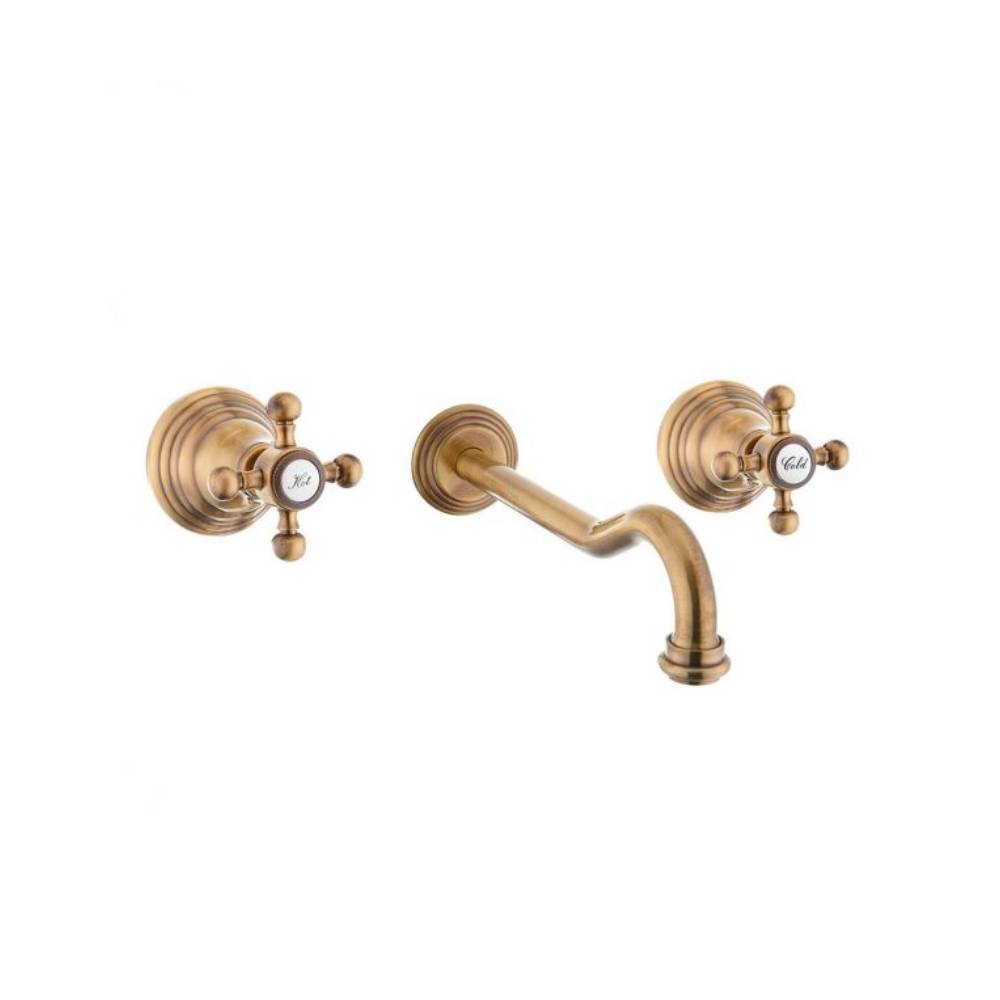 Batteria lavabo incasso 3 fori serie Belinda modello FBLV003BR colore bronzo Paffoni by CeramicStore | Lo specialista del tuo bagno