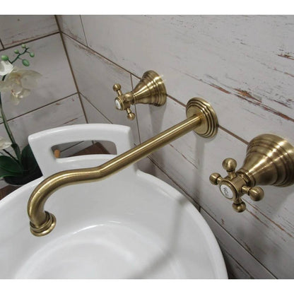 Batteria lavabo incasso 3 fori serie Belinda modello FBLV008BR colore bronzo Paffoni by CeramicStore | Lo specialista del tuo bagno