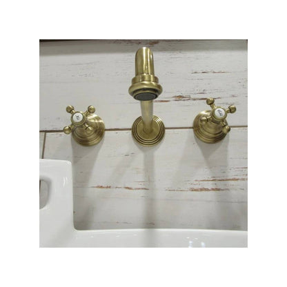 Batteria lavabo incasso 3 fori serie Belinda modello FBLV008BR colore bronzo Paffoni by CeramicStore | Lo specialista del tuo bagno